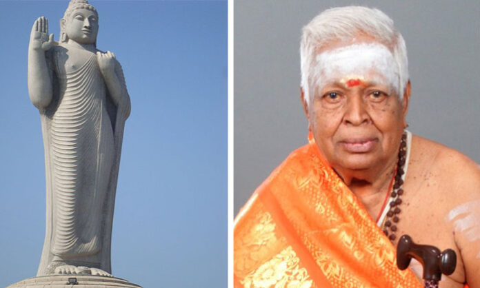 Ganapati Sthapati, renowned Indian sculptor and temple architect known for iconic structures like Hussain Sagar Buddha statue and Birla Mandir.