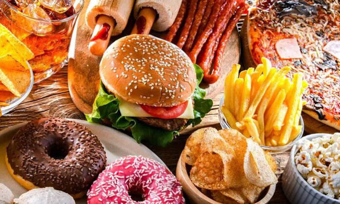 Healthy diet transformation showing benefits of avoiding junk food for 60 days improving body and mind