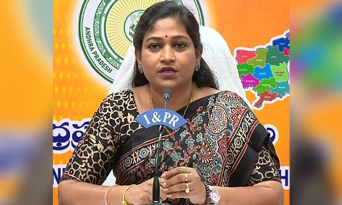 Home Minister Vangalapudi Anitha visiting and comforting police personnel injured in the explosion at Challapalli Police Station, Krishna District.