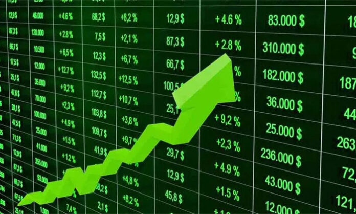 Indian stock markets surge with Sensex and Nifty gaining sharply amid positive global cues.