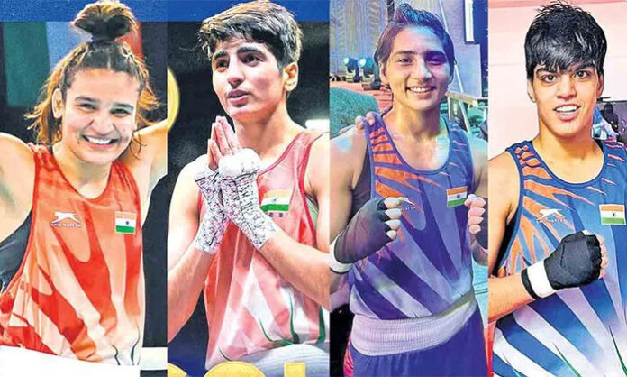 Indian Women Boxers Win 4 Gold Medals At Asian Boxing Championships