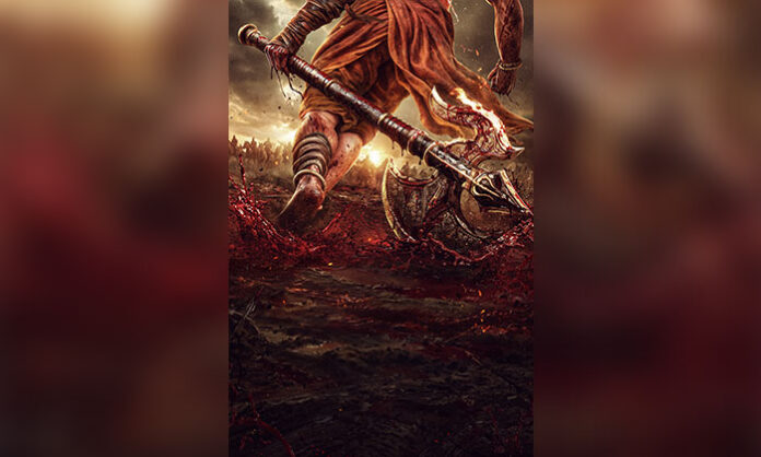 Mahavatar Parshuram announcement by Hombale Films showcasing mythological cinematic universe concept poster