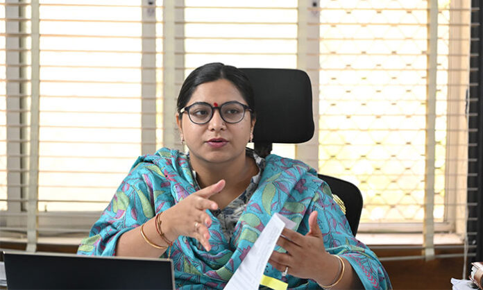 District Collector Abhilasha Abhinav directs fair wage increase for NMR workers during committee meeting