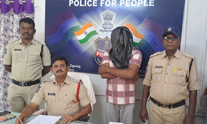 Police arrest two individuals for illegal ganja transportation in Bellampalli and seize drugs and motorcycle