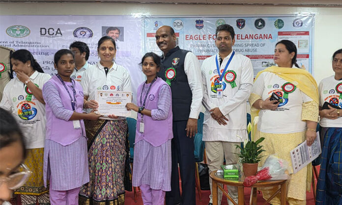 Praja Palana Pragathi Plan Health Week Drugs Control Awareness Telangana