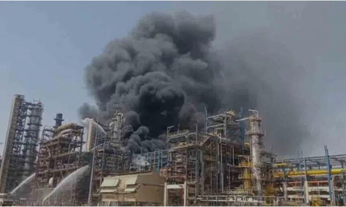 Massive fire engulfs refinery in Rajasthan ahead of inauguration with fire tenders battling flames