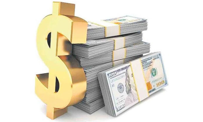 Indian rupee value declining alongside a sharp drop in forex reserves, reflecting economic pressure amid global tensions in West Asia.