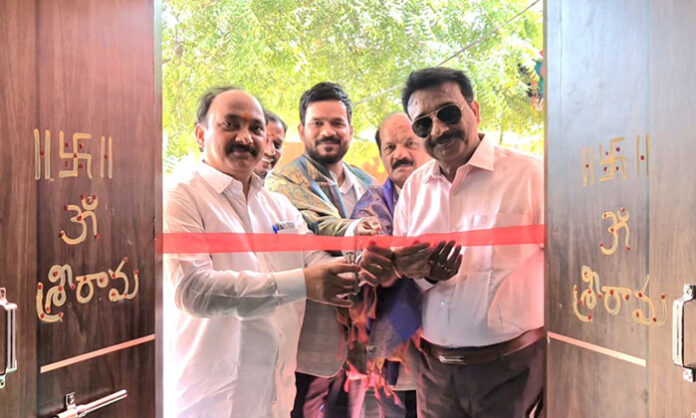 Saipeta Srinivas inaugurating Kids G Preschool in K V Reddy Nagar highlighting importance of early childhood education