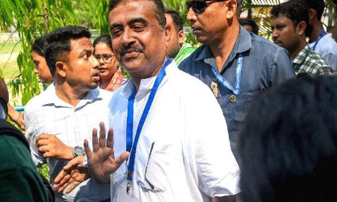 Suvendu Adhikari criticizes Mamata Banerjee during West Bengal elections campaign