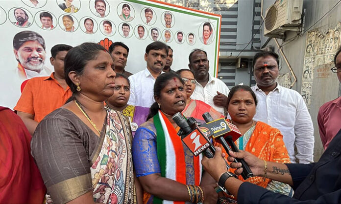 Congress leaders in Sanath Nagar criticize Talasani Srinivas Yadav and highlight public issues