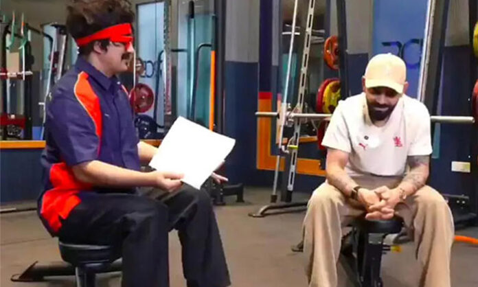 Virat Kohli clarifies he is not an overseas player amid social media rumors about RCB team composition during an interview.