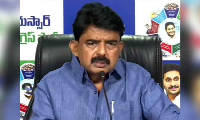 Former minister Perni Nani criticizing Andhra Pradesh government over RTC privatization allegations, debt crisis, and public transport issues.