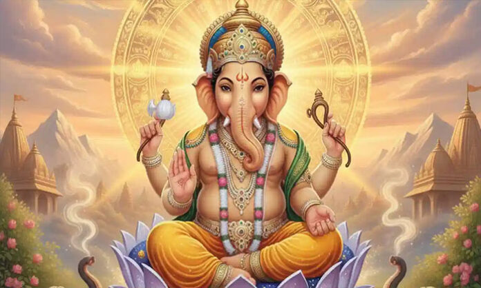 Angaraka Sankashti Chaturthi worship of Lord Ganesha with fasting rituals and moon darshan significance