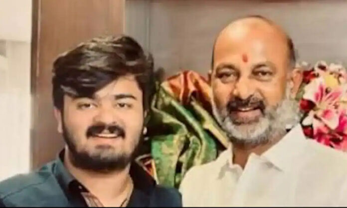 Bandi Sanjay Kumar addressing allegations and political controversy linked to honeytrap conspiracy claims involving his family.