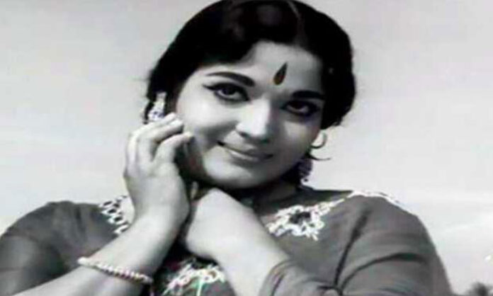 Portrait of veteran Telugu and Tamil actress Devika, highlighting her classic film era legacy and tragic personal life story