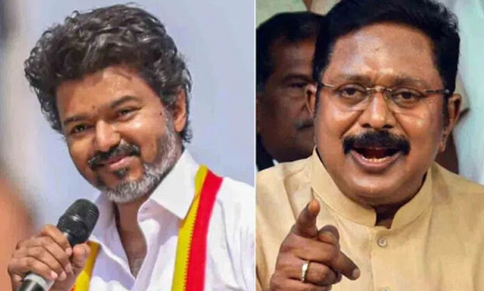 TTV Dinakaran files complaint against Vijay over alleged forged AMMK support letter in Tamil Nadu politics