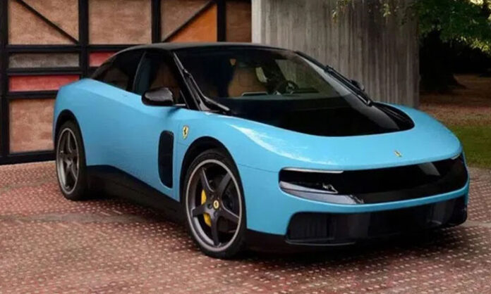 Ferrari’s new fully electric luxury car “Luce” revealed as a high-performance five-seater EV designed in collaboration with LoveFrom.