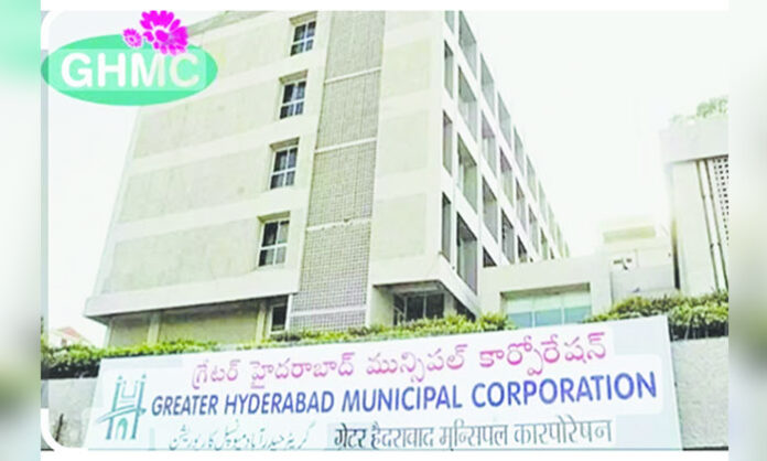 Outsourced municipal employees protesting wage disparity after GHMC merger