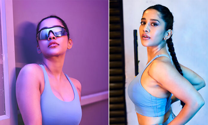 Heroine Nabha Natesh posing in stylish and glamorous latest photo shoot stills