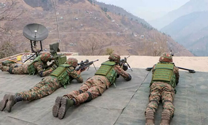 Security forces and intelligence agencies monitoring increased terrorist infiltration threats and launchpad activity in Pakistan-occupied Kashmir region near Jammu and Kashmir border.