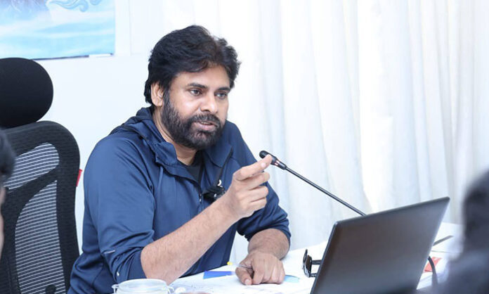 Pawan Kalyan paying tribute to Nandamuri Taraka Rama Rao on his birth anniversary, praising his contributions and welfare schemes.