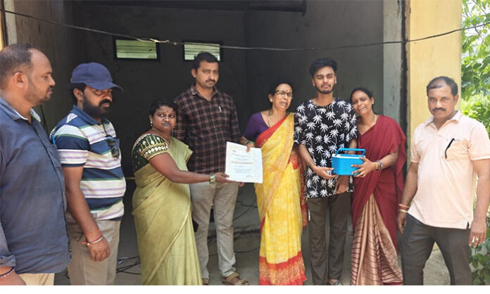 Family in Bellampally donates eyes of deceased Srinivas as a humanitarian act supporting eye donation awareness