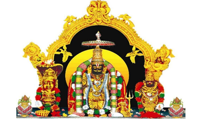 Devotees performing Satyanarayana Swamy Vratham on Pournami for prosperity and peace