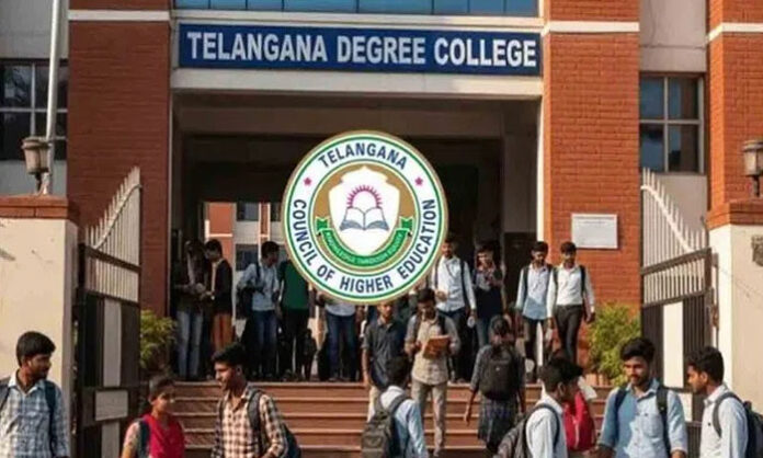 Telangana degree education system facing controversy between higher education bodies during admissions season affecting new course implementation.