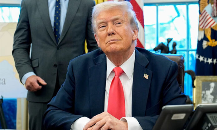 Donald Trump sharing a fighter jet image on social media sparking speculation amid ongoing US-Iran peace talks and rising geopolitical tensions.