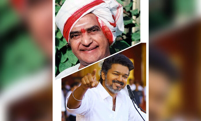 Comparison of Vijay TVK party victory with NT Rama Rao political success in South India