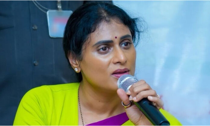 YS Sharmila reacting strongly to the vandalism of YS Rajasekhara Reddy's statue in Nandyal and demanding immediate restoration.