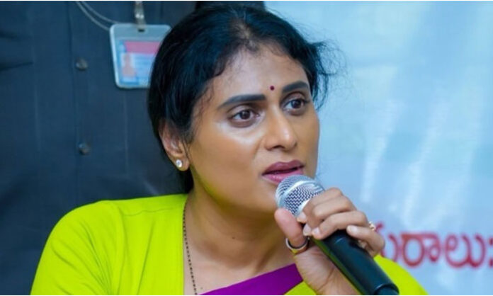 YS Sharmila criticizing the central government over steep commercial gas cylinder price hike impacting common people