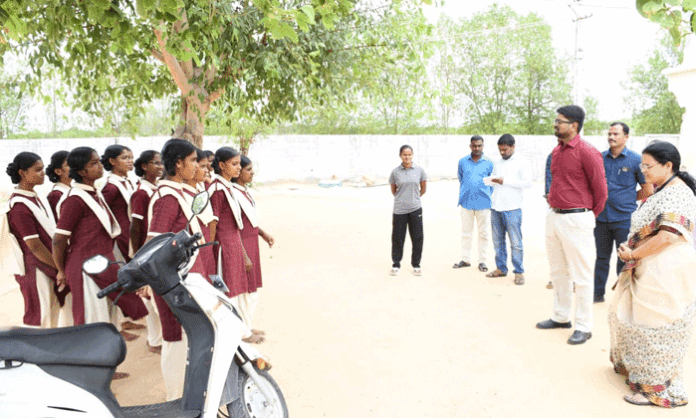 District Collector Adarsh Surabhi inspects food quality, kitchen facilities, and student welfare arrangements at a government residential college in Wanaparthy district.