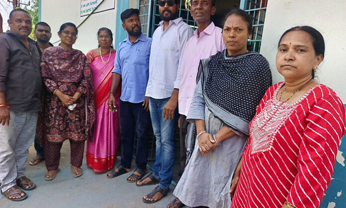 Water Board officials visit Addagutta Government School to address water supply issues after BJP intervention