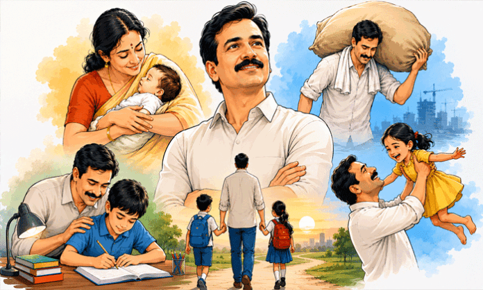A heartfelt tribute honoring fathers for their love, sacrifice, responsibility, and unwavering support to their families.
