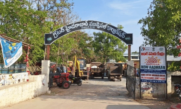 Illegal building construction in Balaji Nagar, Jawahar Nagar near a government school raises safety concerns and public outrage.