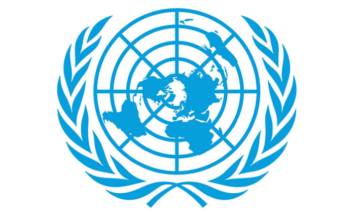 Indian Permanent Representative P. Harish delivering a strong rebuttal against Pakistan's remarks on Jammu and Kashmir at the United Nations.