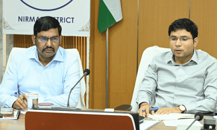 District Collector Bhavesh Mishra reviews Indiramma Houses second phase implementation and directs officials to ensure housing benefits reach all eligible poor families.