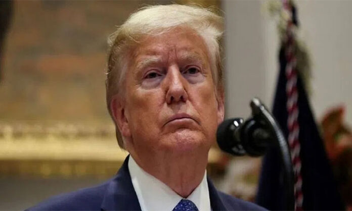 Donald Trump discussing the Iran nuclear agreement and peace deal developments between the United States and Iran