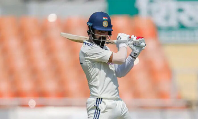 KL Rahul scoring a century in a Test match against Afghanistan marking his 12th Test hundred for India