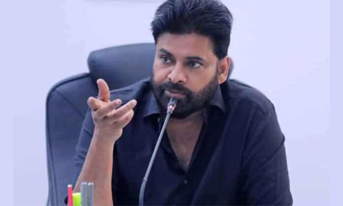 Andhra Pradesh Deputy Chief Minister Pawan Kalyan directs officials to intensify tax collection from industries and private educational institutions during a review meeting.