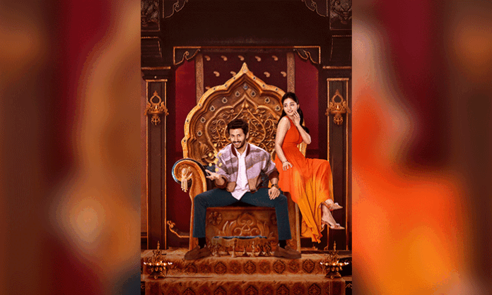 Ruthvik and Vishakha Dhiman feature in the release date poster of Raja The Raja, set for a theatrical release on July 17 through Mythri Movie Distributors.