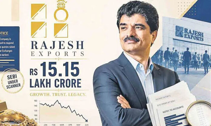 SEBI investigation report highlighting alleged financial irregularities in Rajesh Exports with interim order documents and market reaction.