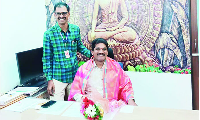 Sainikpuri Bhavans campus amid controversy over principal appointment procedures and institutional governance allegations.