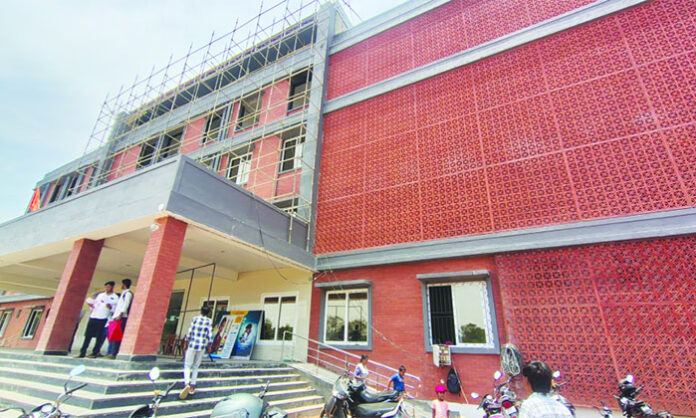 Shloka International School Vikarabad controversy over approval before construction completion, admissions, and alleged rule violations in education department inspection.