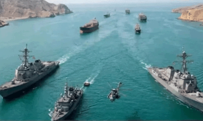 Indian cargo and energy vessels pass through the Strait of Hormuz as ship traffic increases following the easing of Iran-US tensions.