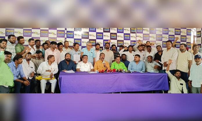 Telangana Hired Vehicles Association demands a monthly payment of ₹55,000 for drivers and timely clearance of bills by the government.