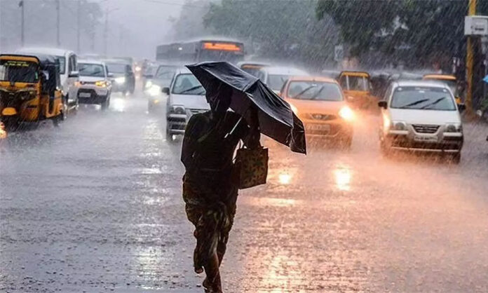 Heavy rainfall clouds over Telangana as the Meteorological Department forecasts rain, thunderstorms, lightning and gusty winds across the state over the next three days.