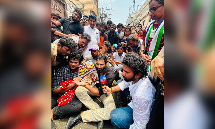 YSRCP protest in Rajahmundry over Super Six promises failure and government criticism