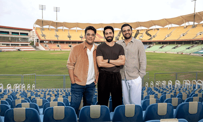 Ayushmann Khurrana's upcoming film Mupapa announced as the first theatrical collaboration between Yash Raj Films and Posham Pa Pictures, releasing on February 19, 2027.